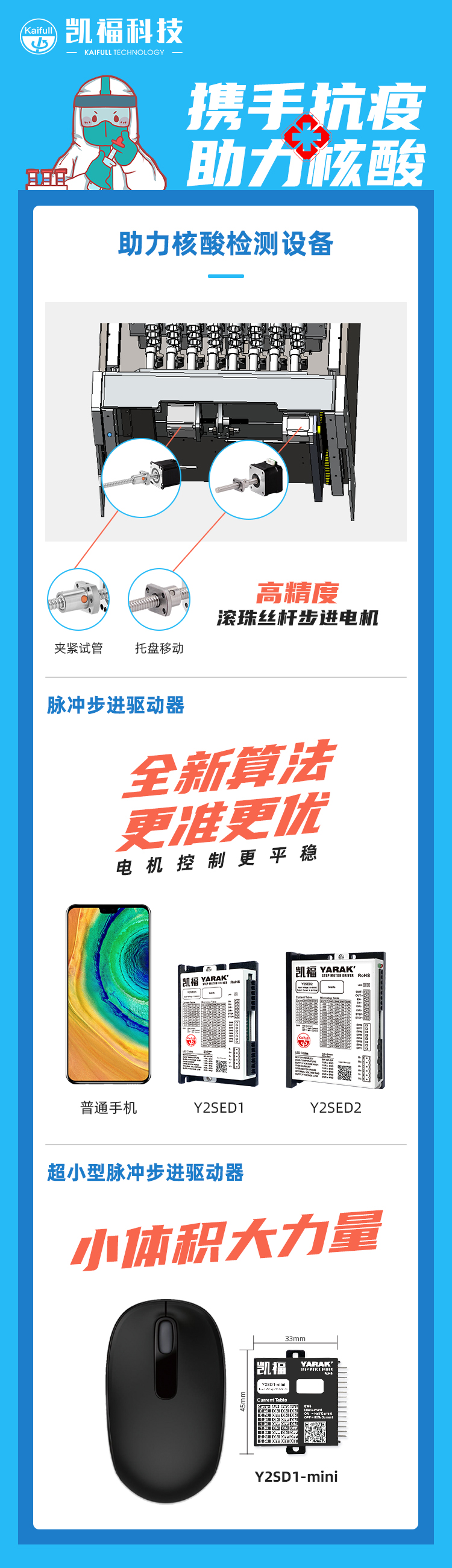 凱?？萍?助力核酸檢測設(shè)備！(圖1)
